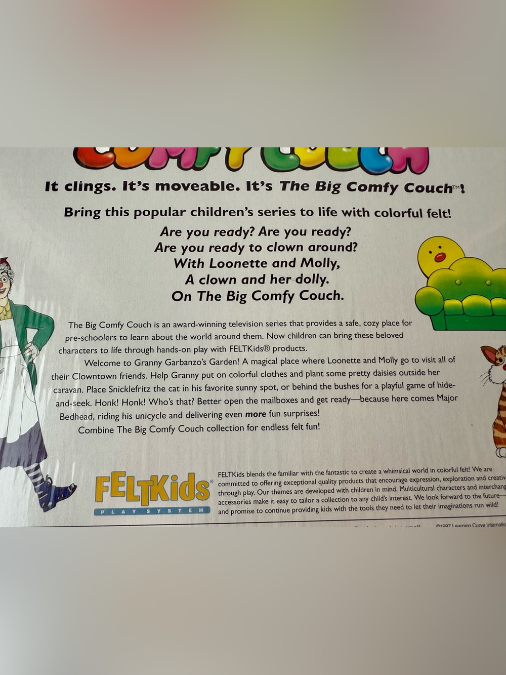 The Big Comfy Couch Felt Story Board - Picture 7 of 8